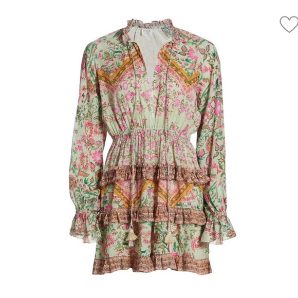 HEMANT & NANDITA Cotton Floral Minidress - Picture 5 of 15